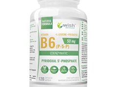 Wish Vitamina B6 50 mg & Inulina - 120 Capsule